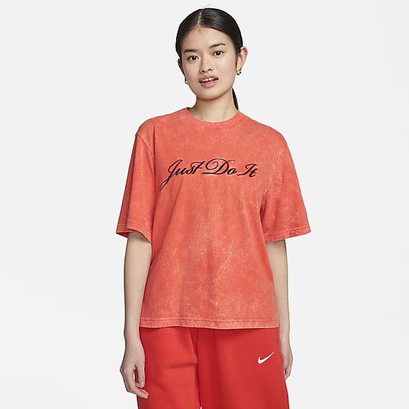 NIKE公式】 オレンジ トップス & Tシャツ【ナイキ公式通販】